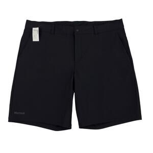 Marmot Arch Rock Shorts Men 40 Black Stretch Nylon Hiking Travel Short 8” NWT